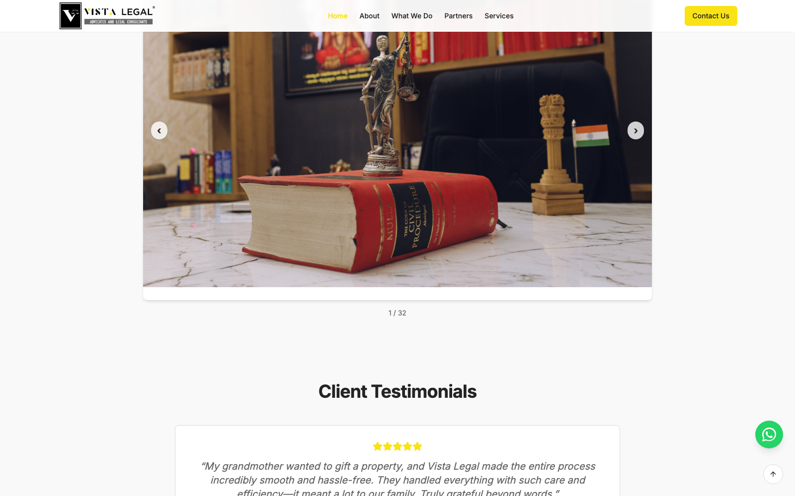 Vista Legal screenshot 2